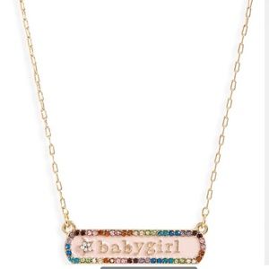 BabyGirl 14k Gold Plated Pendant Necklace